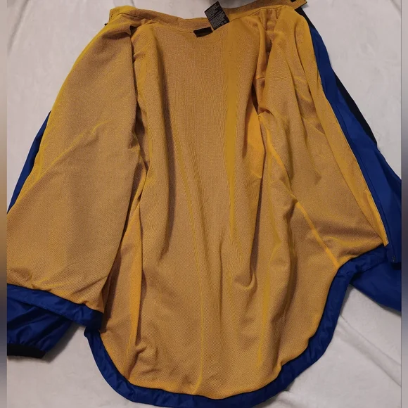 Starter Vented‎ Windbreaker Rain Jacket Mens Medium Blue Full Zip Polyester